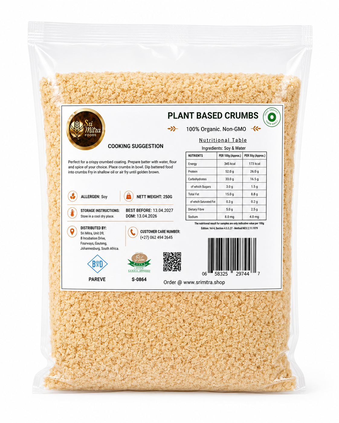 Plant Based Crumbs